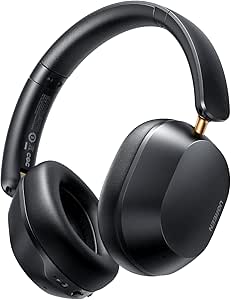 UGREEN Wireless Headphones Hybrid Active Noise Cancelling Over Ear Bluetooth 5.4 ANC Earphone with Hi-Res&Spatial Sound,Big Bass,EQ in App,75H Battery,USB C Wired Audio,Comfortable,Dual Connection