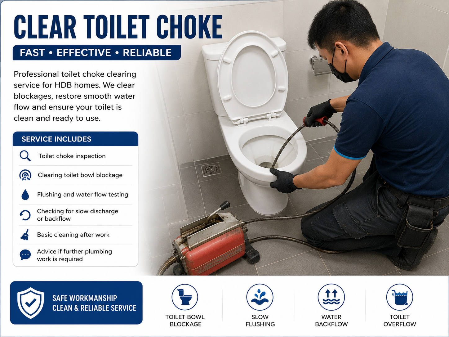 Clear Toilet Choke